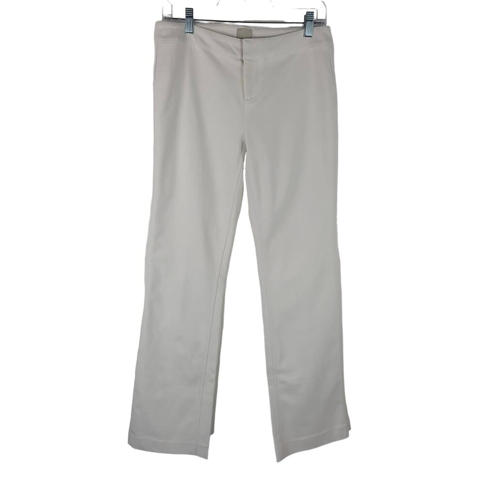 Ecru Women's Business Work Vacation White Trouser Dress Pant 4